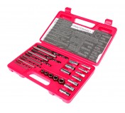Набор экстракторов 5-16мм для поврежденных болтов 25 предметов в кейсе JTC