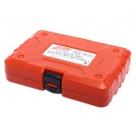 Набор головок торцевых и насадок 1/2 6-ти гранных M6-M14 удлиненные 6 предметов в кейсе JTC JTC-7260