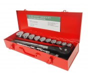 Набор головок торцевых 3/4 12-ти гранных 22-50мм 14 предметов в кейсе JTC