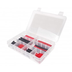 Трубка термоусадочная 6 типоразмеров,длина 38-76мм 100шт. набор в боксе JTC