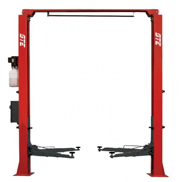 Подъемник электрогидравлический 4т 110-1900мм 2-х стоечный 220В верх.синхрон. (электр. спуск) GTE GTE-B203