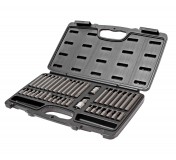Набор бит 1/2 3/8 SPLINE, TORX, HEX с держателем 40 предметов в кейсе JTC