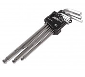 Набор ключей шестигранных 1.5-10мм удлиненных с шаром 9 предметов JTC