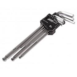 Набор ключей шестигранных 1.5-10мм удлиненных с шаром 9 предметов JTC