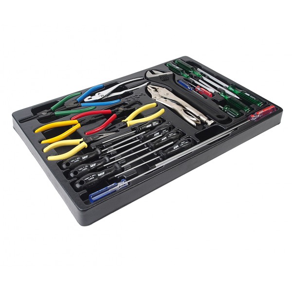 Набор инструментов для тележки инструментальной JTC-5640 (1-я секция) 25 предметов JTC JTC-56401