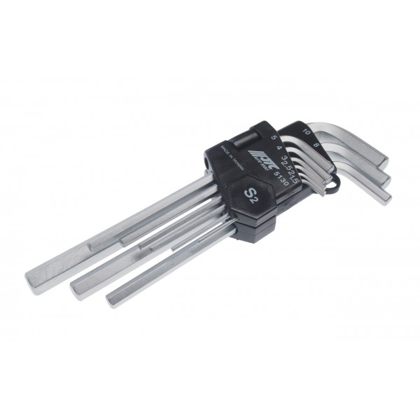 Набор ключей шестигранных 1.5-10мм удлиненных 9 предметов JTC JTC-5130