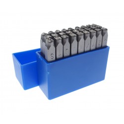 Клейма буквенные латиница 6мм JTC