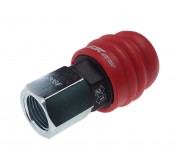 Переходник для компрессора F3/8 быстросъемный внутренняя резьба композитный двухрежимный JTC