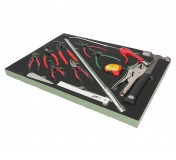 Набор инструментов 14 предметов слесарно-монтажный (VAG) в ложементе JTC