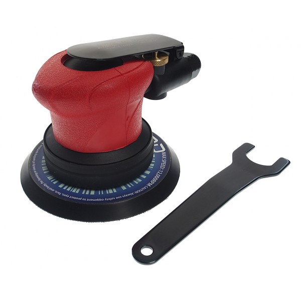 Машинка пневматическая шлифовальная 12000об/мин.,90PSI,диск 5,(без отверстия) орбита 5мм JTC JTC-7935