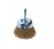 Кордщетка для дрели чашка 50мм латунь JTC