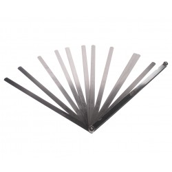 Набор щупов 0.038-1.016мм (0.0015-0.04) прямых удлиненных для установки зазора 25шт. L=300мм JTC
