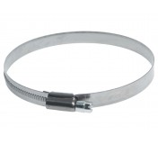 Хомут ленточный 100-120мм (12мм) червячный нержавеющая сталь JTC