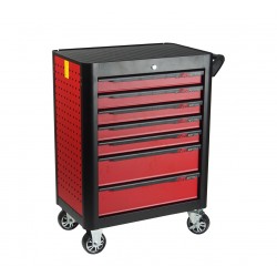 Тележка инструментальная 7 секций красная JTC