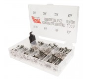 Предохранитель 5-30А стеклянных трубчатых 106шт. в боксе JTC