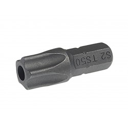 Бита TORX TS50Hх25мм 1/4 5-ти гранная с отверстием JTC