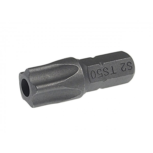 Бита TORX TS50Hх25мм 1/4 5-ти гранная с отверстием JTC JTC-1192550