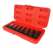 Набор бит-головок 1/2 HEX H5-19ммх60мм ударных 8 предметов в кейсе JTC