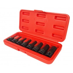 Набор бит-головок 1/2 HEX H5-19ммх60мм ударных 8 предметов в кейсе JTC
