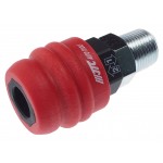 Переходник для компрессора M3/8 быстросъемный наружная резьба композитный двухрежимный JTC JTC-C30SMA
