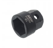 Головка торцевая 1/2 19мм ударная мини L=28мм JTC