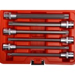 Набор головок торцевых и насадок 1/2 6-ти гранных T40-T70 удлиненные 6 предметов в кейсе JTC JTC-7257