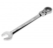 Ключ комбинированный 17х17мм трещоточный шарнирный JTC