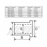 Заклепка резьбовая M3х0.5мм алюминиевая 10шт. JTC JTC-2063-10