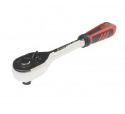 Ключ трещотка 1/2 72 зуба 257мм резиновая рукоятка JTC