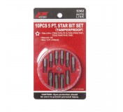 Набор бит 1/4 TORX ТS08-TS50 10 предметов в боксе JTC