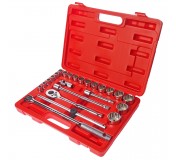 Набор головок торцевых 1/2 12-ти гранных 10-32мм 24 предмета в кейсе JTC