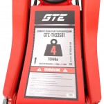Домкрат подкатной 4т 112-505мм двухпоршневой GTE GTE-TH33501