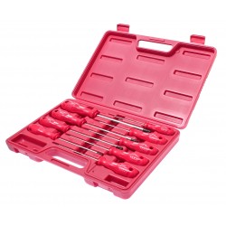 Набор отверток TORX T8Нх100мм-Т40Hх150мм 9 предметов JTC