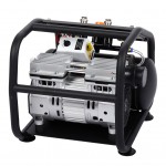 Компрессор пневматический 220В 0.55кВт 8атм. 60л/мин. ресивер-8л поршневой безмасляный GTE GTE-HMP008060B