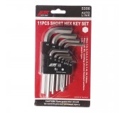 Набор ключей шестигранных 1.5-12мм Г-образных 11 предметов JTC