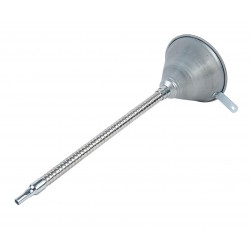 Воронка 140мм металлическая (гибкий слив) L=370мм JTC