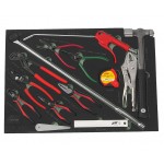 Набор инструментов 14 предметов слесарно-монтажный (VAG) в ложементе JTC JTC-UP4014V