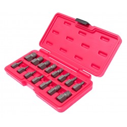 Набор экстракторов 1/8-1/2 3-14мм 15 предметов в кейсе JTC