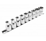 Набор головок торцевых 1/2 TORX Е10-Е24 9 предметов JTC