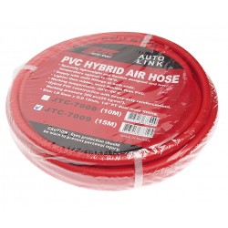 Шланг пневматический 8х12мм L=15м штуцер 1/4 ПВХ JTC