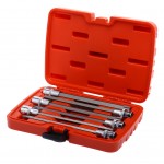 Набор головок торцевых и насадок 1/2 6-ти гранных T40-T70 удлиненные 6 предметов в кейсе JTC JTC-7257