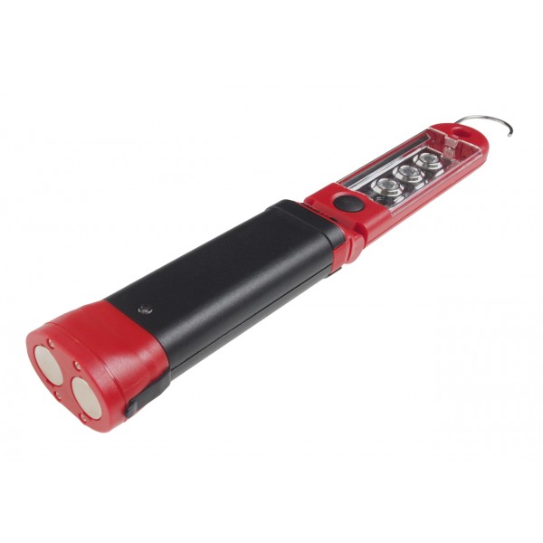 Лампа переносная аккумуляторная с изменяемым углом наклона 45град.,3 светодиода,3Вт JTC JTC-5225B