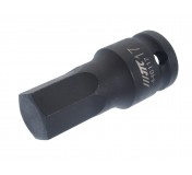 Бита-головка 1/2 HEX H17х25мм ударная L=60мм JTC