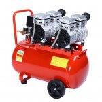 Компрессор пневматический 220В 1.5кВт 8атм.140л/мин. ресивер-50л поршневой безмасляный GTE GTE-HMP050140B