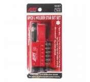 Набор бит 1/4 TORX Т10-Т40 с Г-образным держателем 8 предметов JTC