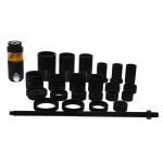 Набор инструментов для демонтажа/монтажа сайлентблоков подрамника (SCANIA, VOLVO, BENZ, MAN) JTC JTC-7274