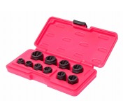 Набор головок для поврежденных болтов и гаек 8-19мм 10 предметов в кейсе JTC