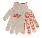 Перчатки х/б с ПВХ 10 класс белые (логотип JTC) 42г JTC