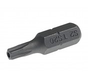 Бита TORX TS20Hх25мм 1/4 5-ти гранная с отверстием JTC
