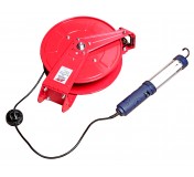 Лампа переносная на катушке с заземлением 15м провод 2мм 15A/AC100~240V JTC
